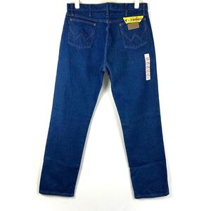 Vintage Wrangler Cowboy Cut Straight Leg Blue Jeans • Medium Wash • 36 x 34 Mens